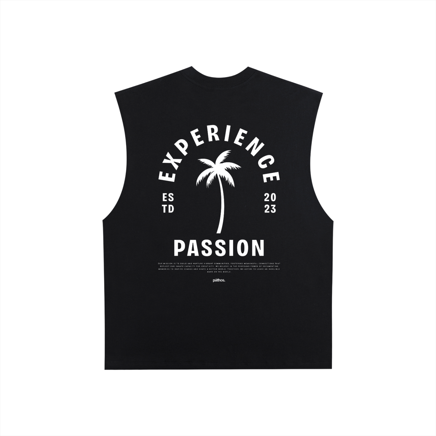 Raw Edge Cotton Tank Top