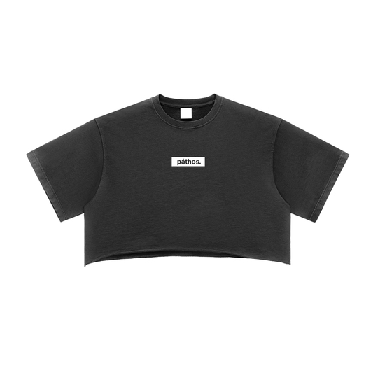 Women's Raw Edge Crop Top