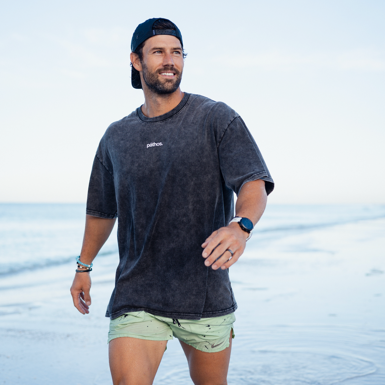 Palm Oversized Cotton T-Shirt